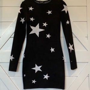 Nasty Gal star sweater dress size small
